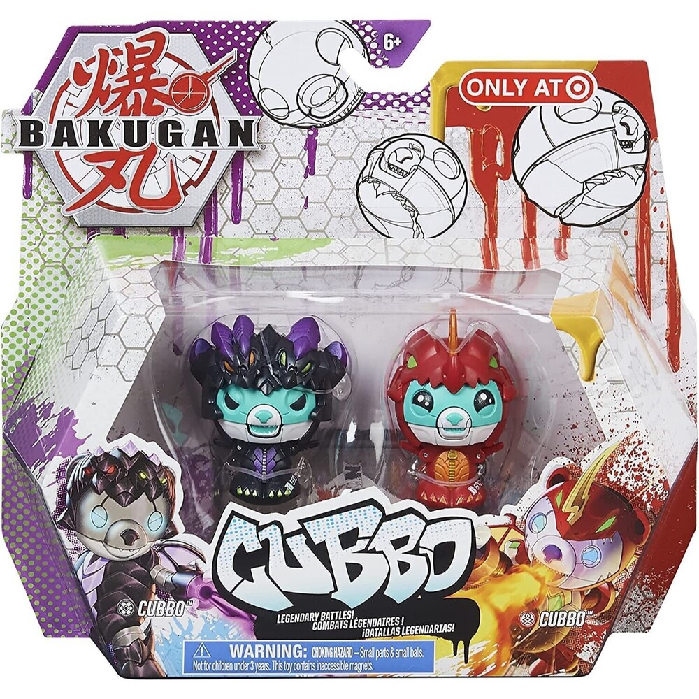 BAKUGAN Cubbo Legendary Battles Target Exclusive 2-Pack
